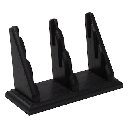 Wooden Mallet 6 Pocket Countertop Business Card Holder; Black BCC2-6BK
